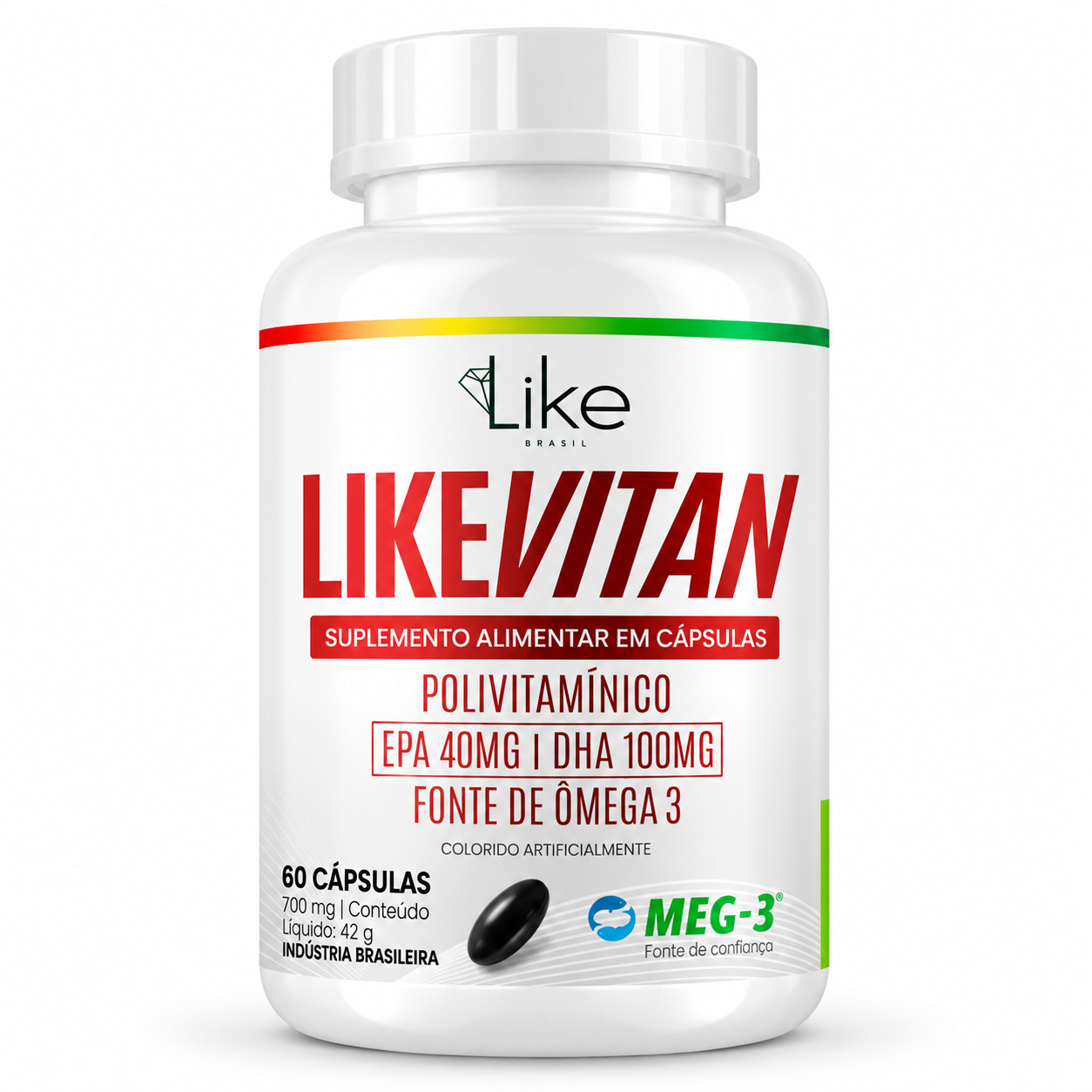 Likevitan Suplemento Alimentar Like - 60un